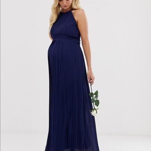 TFNC Maternity bridesmaid dress UK 10/ US 6 navy